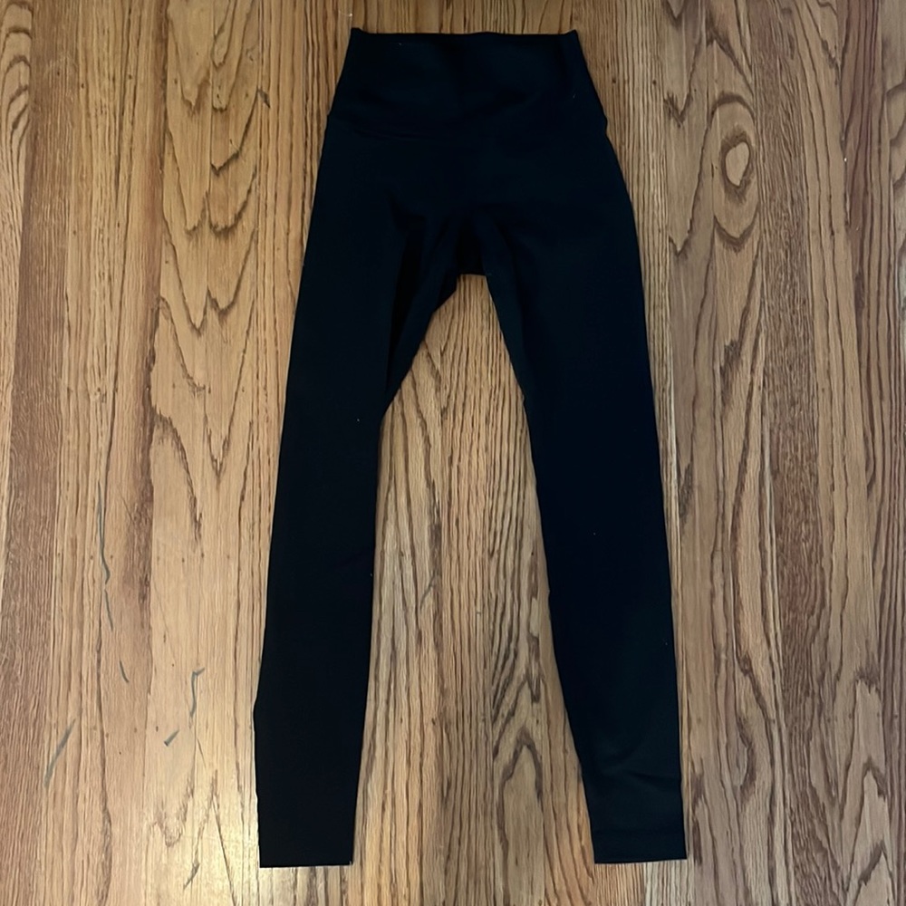 lululemon black align leggings size 4.